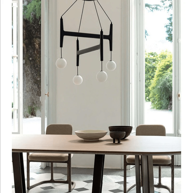 Xylocube Géométrique Bois Globe Suspension Lumière - Neutralighting