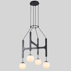 Xylocube Géométrique Bois Globe Suspension Lumière - Neutralighting