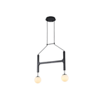 Xylocube Géométrique Bois Globe Suspension Lumière - Neutralighting