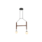 Xylocube Géométrique Bois Globe Suspension Lumière - Neutralighting