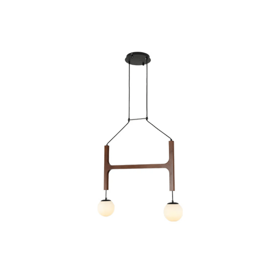 Xylocube Géométrique Bois Globe Suspension Lumière - Neutralighting