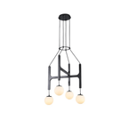 Xylocube Géométrique Bois Globe Suspension Lumière - Neutralighting