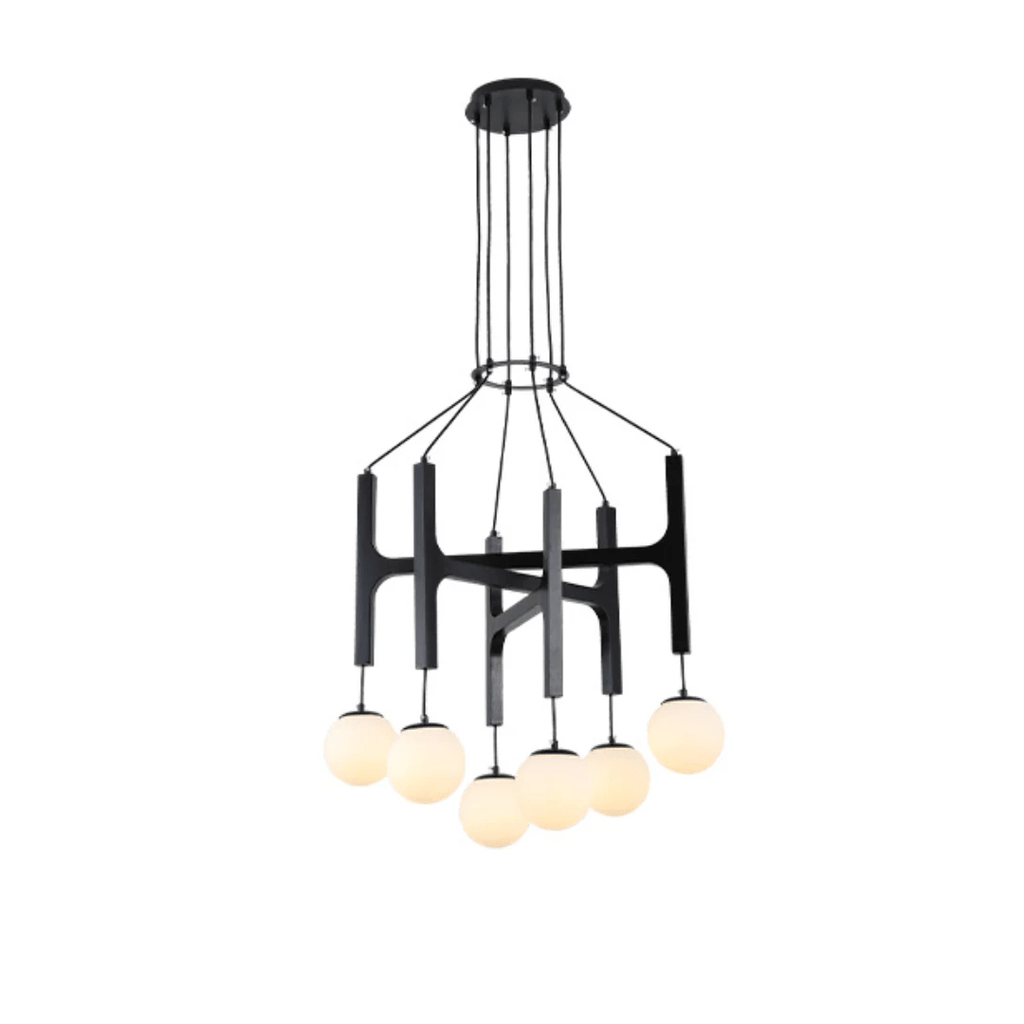 Xylocube Géométrique Bois Globe Suspension Lumière - Neutralighting