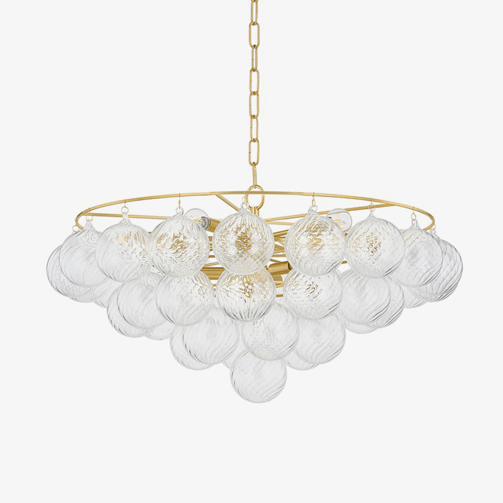 Aurora Chandelier en Verre Globe Élégant - Neutralighting