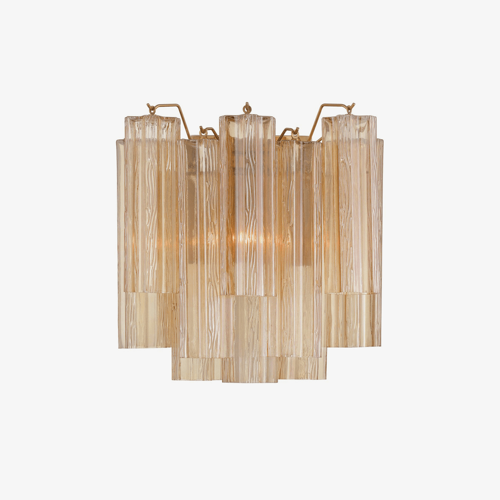 Aurora Applique Murale Moderne en Verre Ambre - Neutralighting
