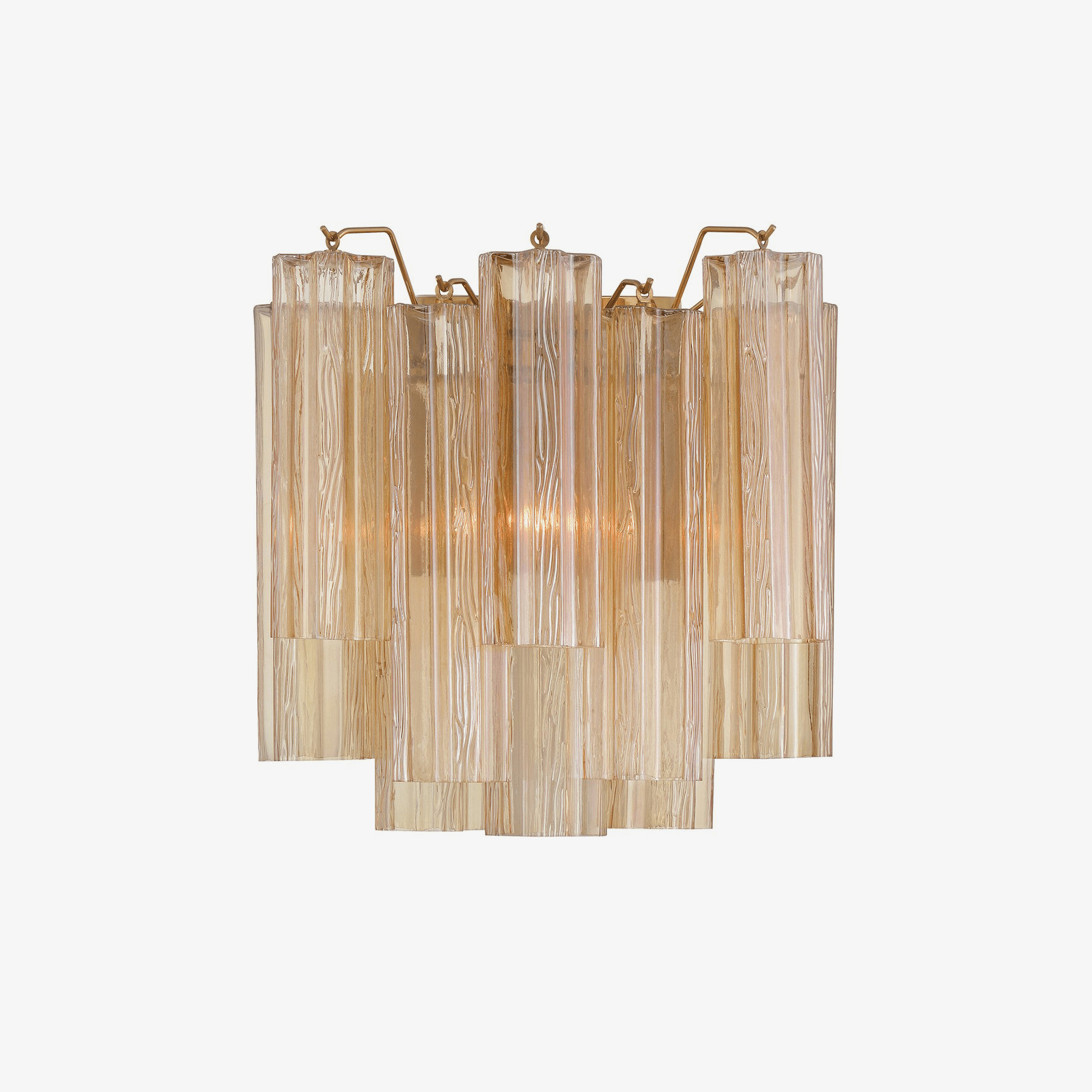 Aurora Applique Murale Moderne en Verre Ambre - Neutralighting