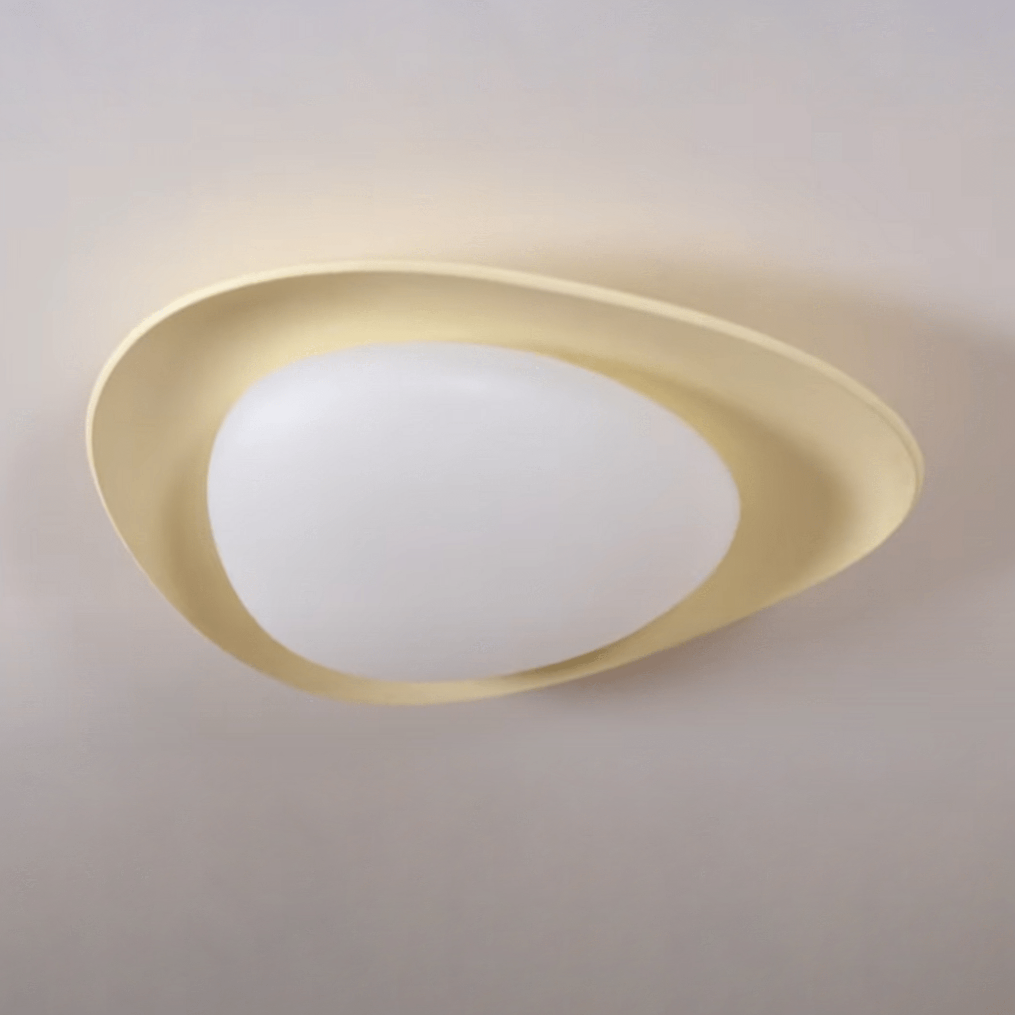 Solara Suspension Résine Ovale Douce Contemporaine - Neutralighting