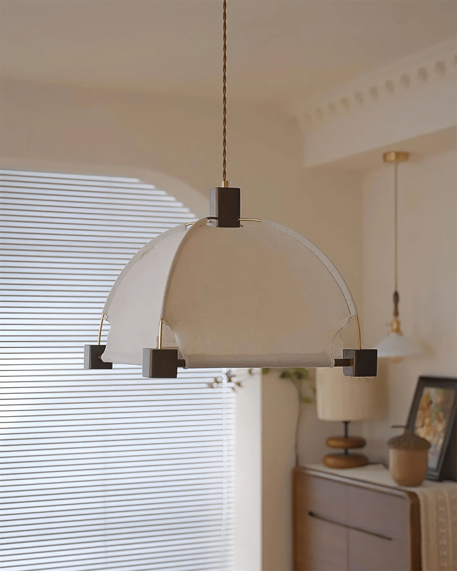 Phoebe Vintage Bois Suspension - Neutralighting