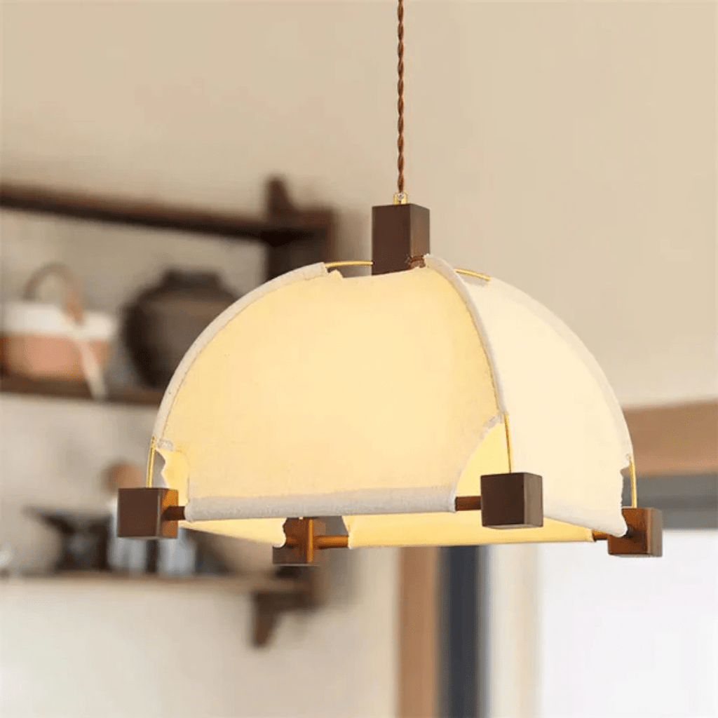 Phoebe Vintage Bois Suspension - Neutralighting
