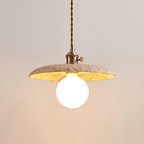 Nico Minimalist Travertine Pendant Light - Neutralighting
