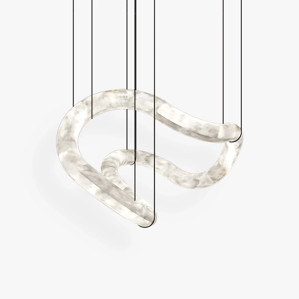 Erya Alabaster Pendant Light Chandelier - Neutralighting