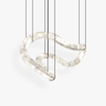 Erya Alabaster Pendant Light Chandelier - Neutralighting