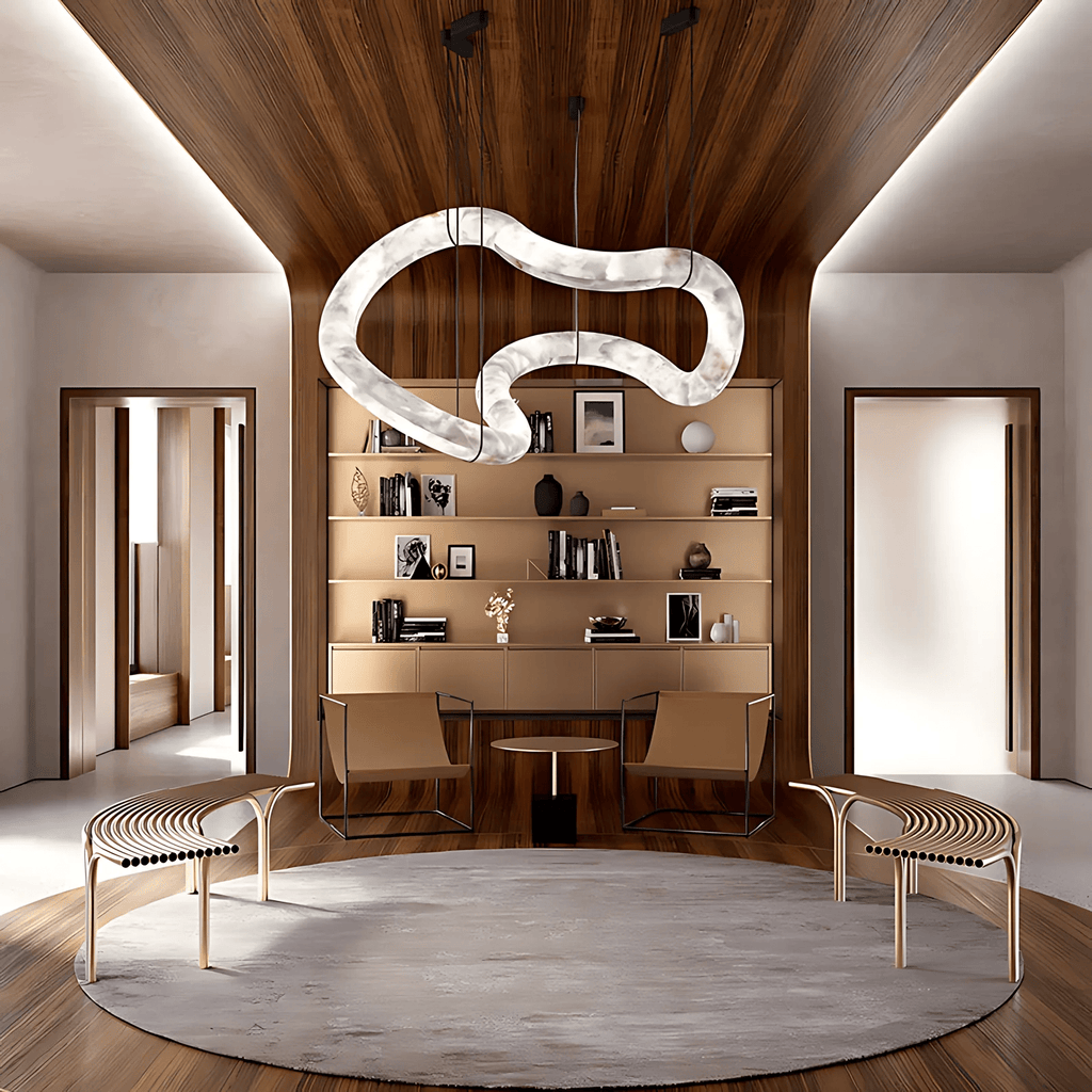 Erya Alabaster Pendant Light Chandelier - Neutralighting