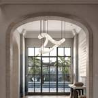 Erya Alabaster Pendant Light Chandelier - Neutralighting