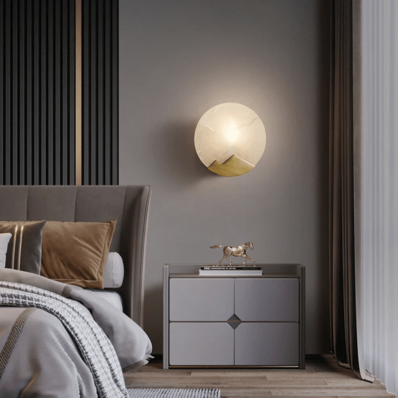 Nova Applique Murale en Albâtre Forme de Montagne - Neutralighting