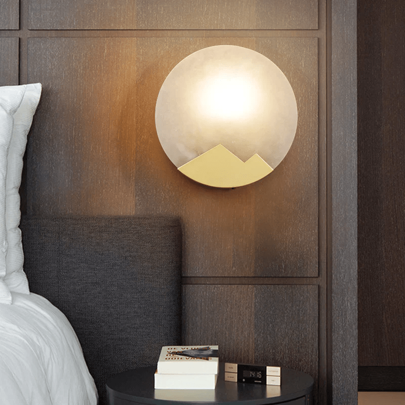 Nova Applique Murale en Albâtre Forme de Montagne - Neutralighting