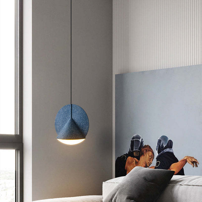 Valentina Suspension Dôme Moderne, Résine, Gris/Bleu/Jaune/Orange, Salon - Neutralighting