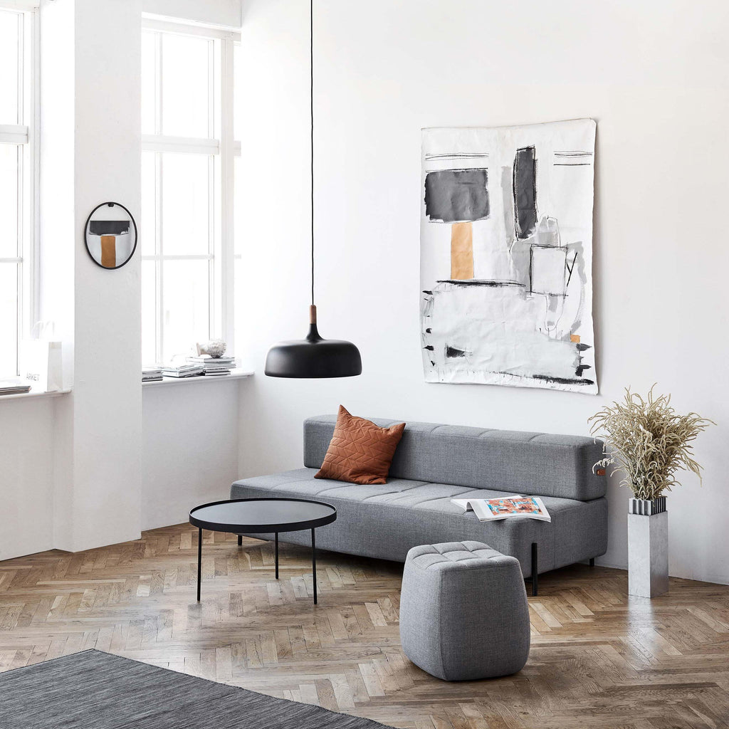 Lustra Suspension Lampe Abat-jour Blanc en Bois - Neutralighting