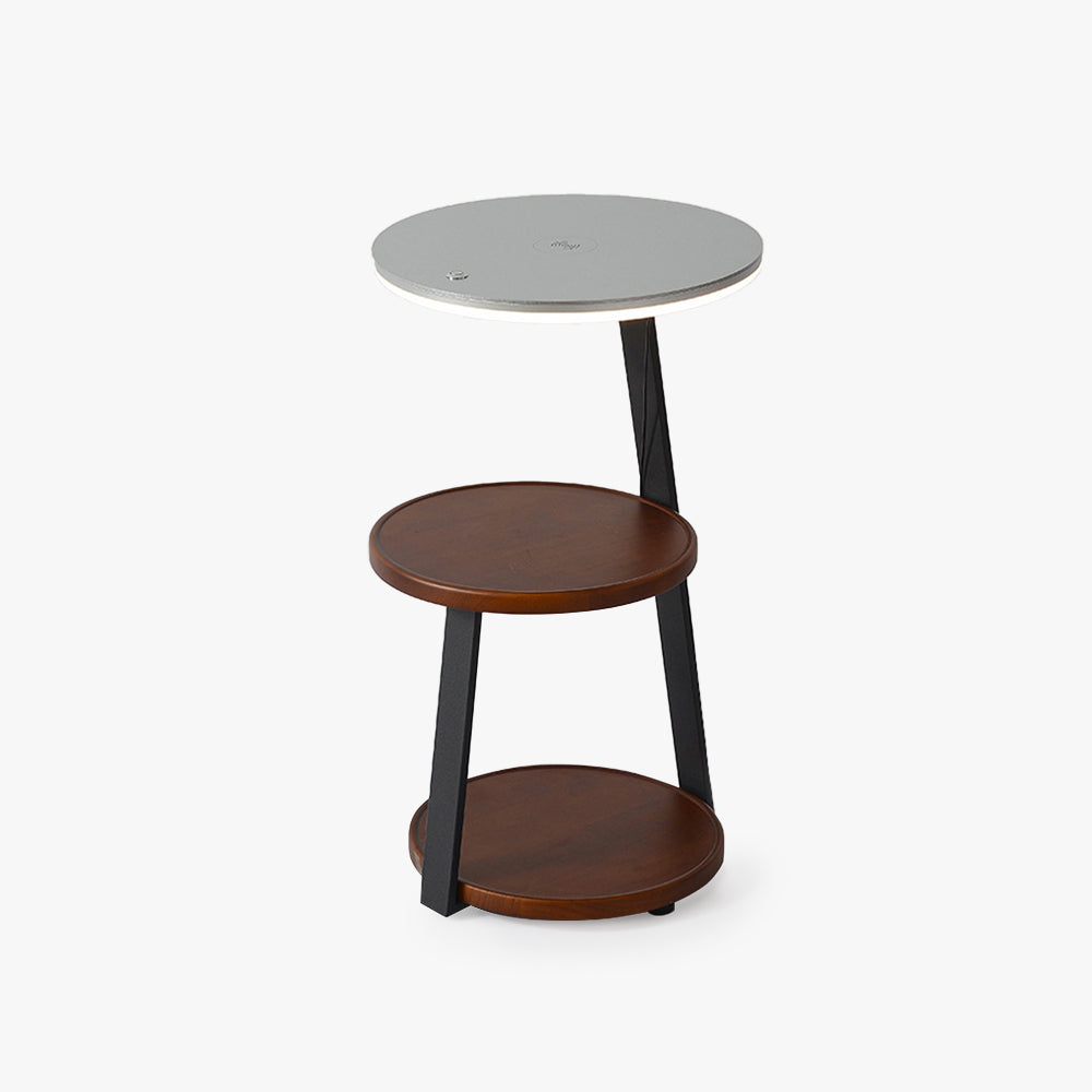 Muto LED Lampadaire Table Moderne, Bois, Salon/Salle à Manger - Neutralighting