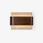 Ulnoros Applique Murale en Travertin Panneautés - Neutralighting