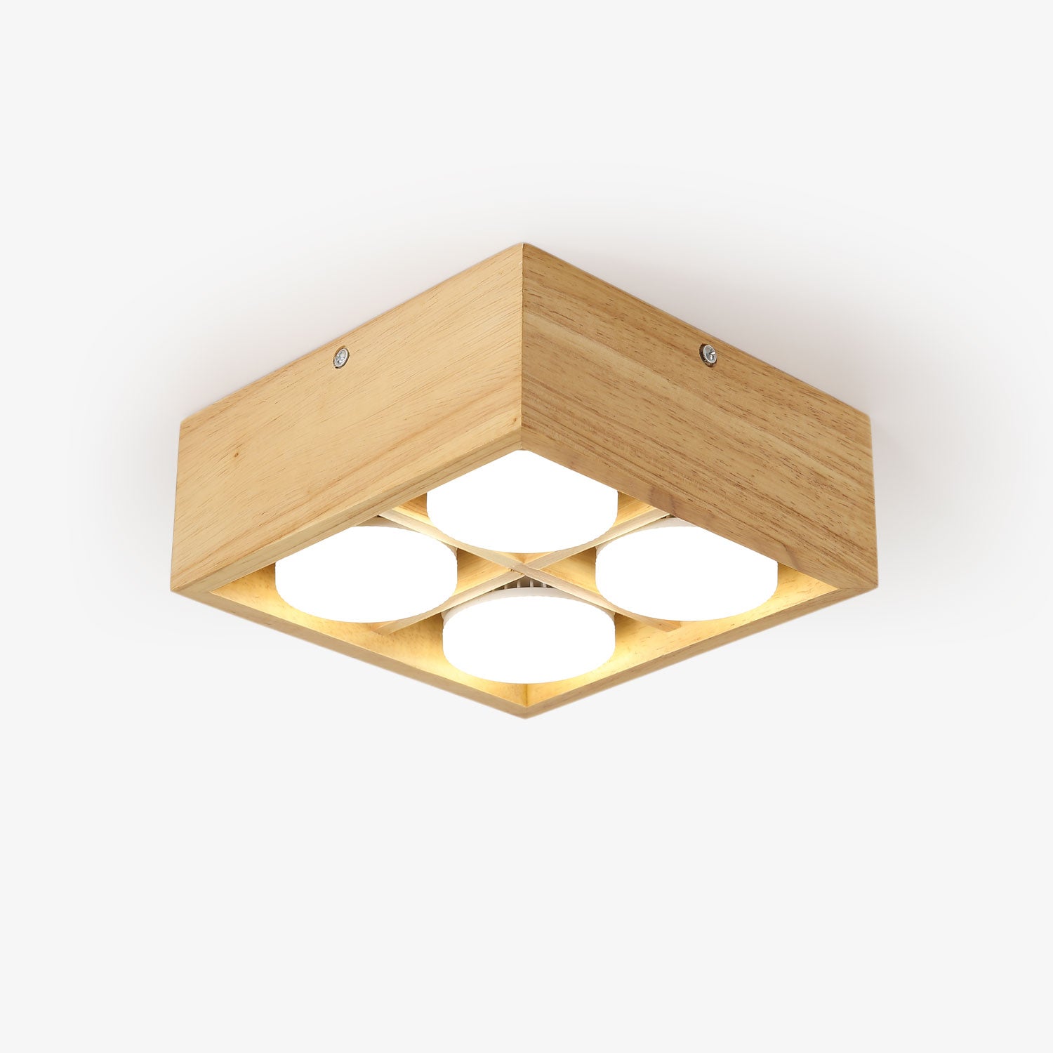 Eliza Minimaliste Bois Plafonnier Lumière - Neutralighting