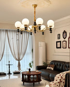 Ordore Chandelier en Bois Vintage Traditionnel - Neutralighting