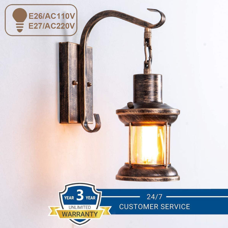 Silva Applique Murale du Style Industriel de Campagne, D 12CM - Neutralighting