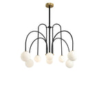 Valentina Moderne Lustre Métal Verre Salon Salle à Manger - Neutralighting