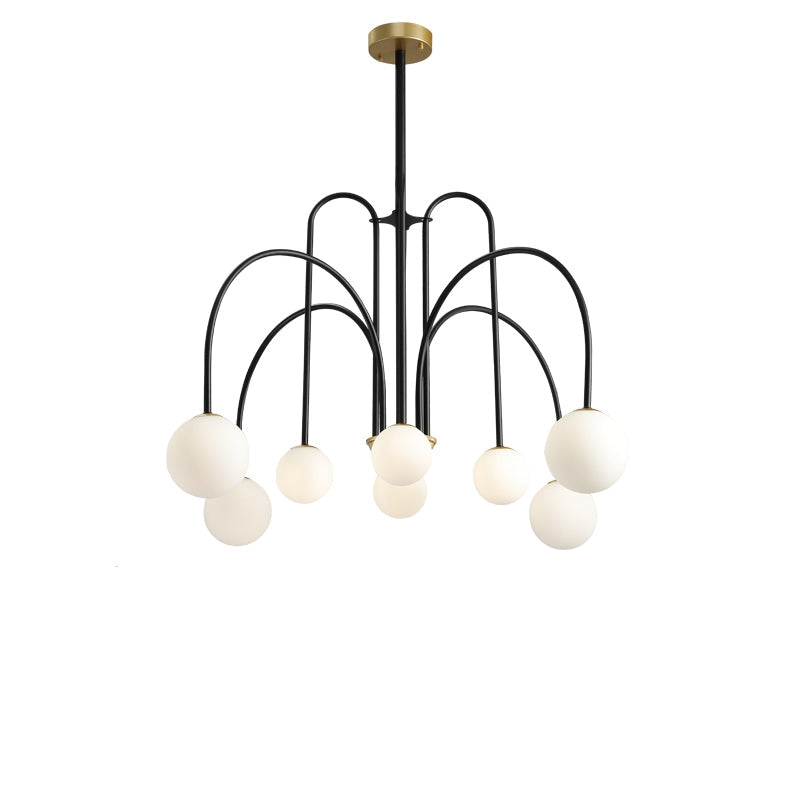 Valentina Moderne Lustre Métal Verre Salon Salle à Manger - Neutralighting