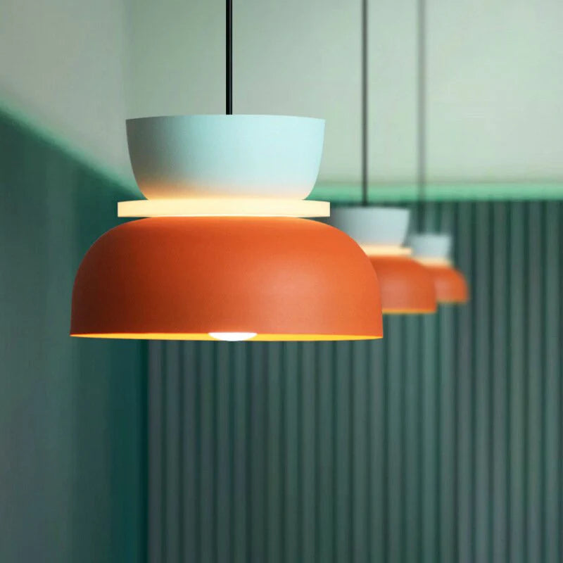 Jojo Suspendue Industrial Contrast Color Island Salon - Neutralighting