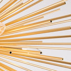 Arisha Moderne LED Lustre Or Métal Salle À Manger Chambre À Coucher - Neutralighting