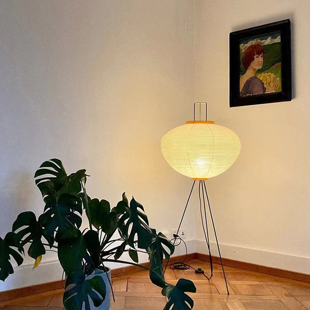 Ritta Design Lampadaire Simple Métal/Papier Blanc Bureau/Salon - Neutralighting