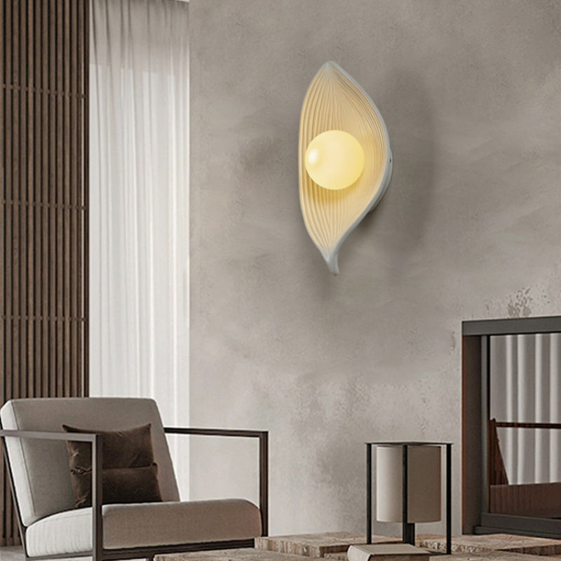 Aria Moderne LED Applique Murale Noir/Blanc/Bois Acrylique Salon - Neutralighting