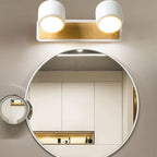 Arisha Applique Murale Cylindrique Moderne Métal/Acrylique Noir/Blanc Salle de Bain - Neutralighting