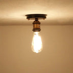 Silva Industriel LED Plafonnier Noir Or Métal Salle à manger - Neutralighting