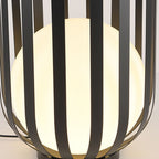 Ray Lampadaire Solaire Globe Moderne, Métal, Noir, Allée - Neutralighting