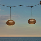Ritta Suspension Extérieure Landerne Simple, Bambou, Bois, Jardin - Neutralighting