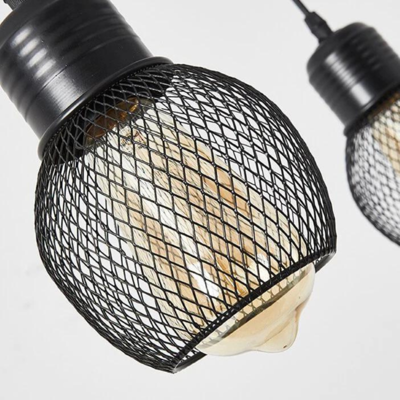 Silva Industriel LED Lustre Métal/Verre Chambre À Coucher/Salon - Neutralighting