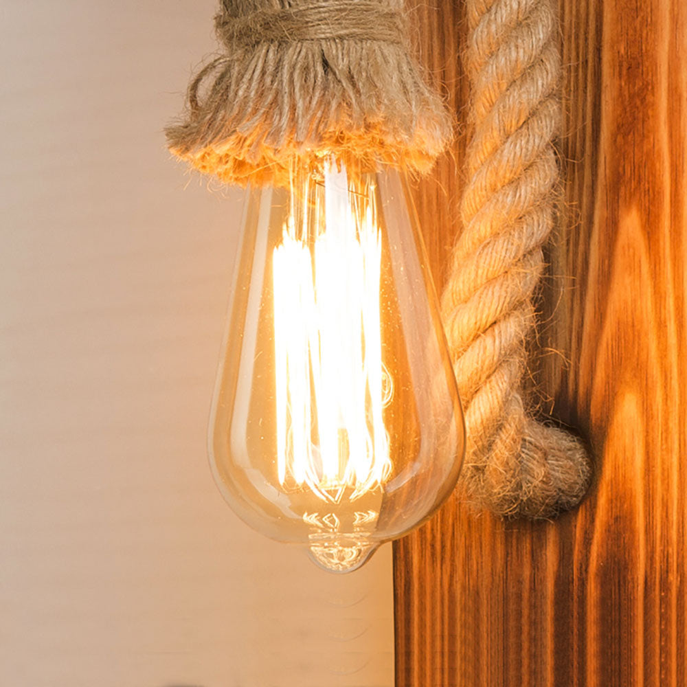 Epoch, Applique, Bois et Corde de Chanvre - Neutralighting
