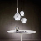 Valentina Moderne Sphère LED Suspension Verre Salle à Manger - Neutralighting