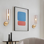 Arisha Post-Moderne Nordique Applique Murale 1/2 Lumières Métal/Verre Salon - Neutralighting
