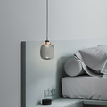 Valentina Moderne LED Suspension Fumée Verre Chambre À Coucher - Neutralighting