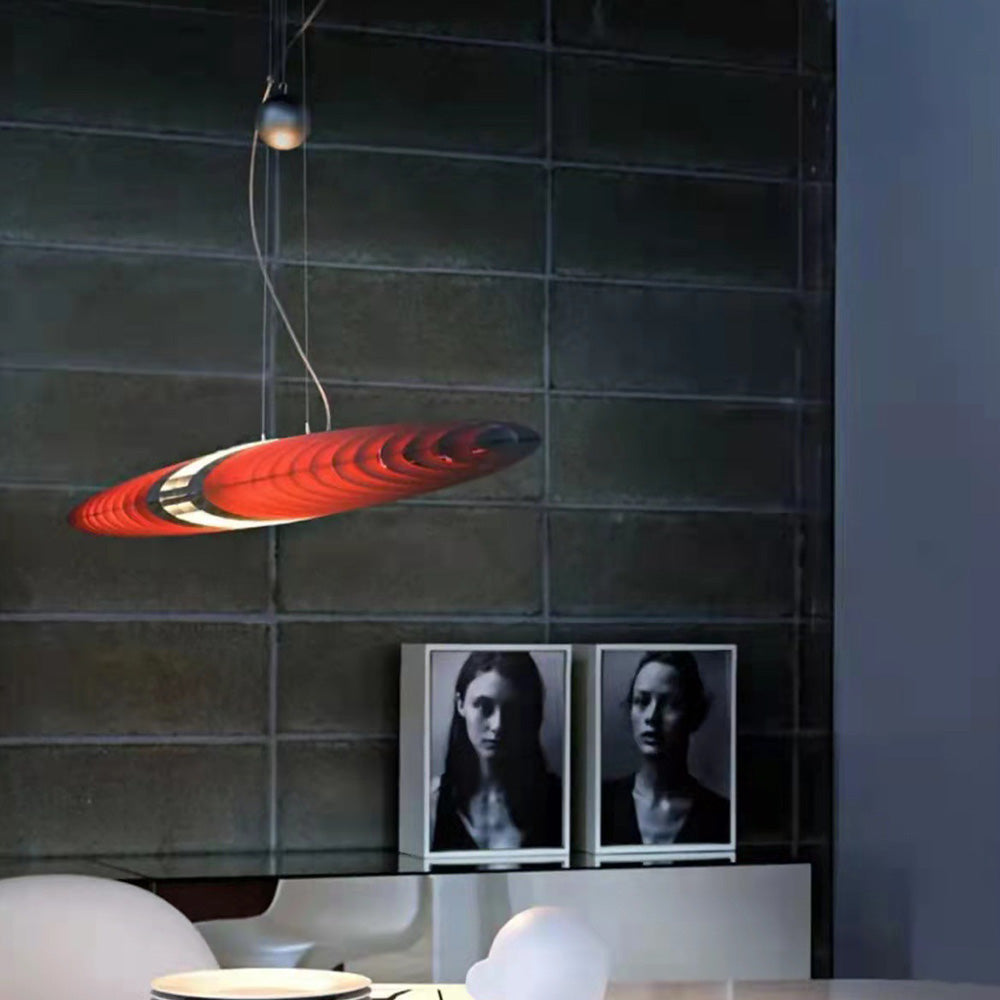 Arisha Suspension Feuille Contemporaine, Acier Inoxydable/Acrylique, Chambre - Neutralighting