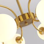 Valentina Moderne LED Lustre Chromé/Or Salon/Chambre À Coucher - Neutralighting