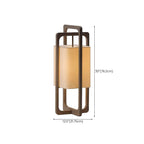 Muto Lampadaire Rectangulaire Moderne, Bois/Tissu, Bois, Salon - Neutralighting