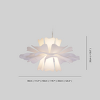 Niva Suspension Fleur Moderne Blanc Salon - Neutralighting