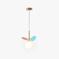 Arisha Luminaires Suspensions Globe Moderne Design Métal Verre Multicolore/Blanc Salon/Chambre d'Enfant - Neutralighting