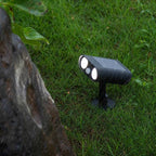 Ray Spot d'Extérieur Cylindre Moderne, Acrylique, Noir, Jardin - Neutralighting