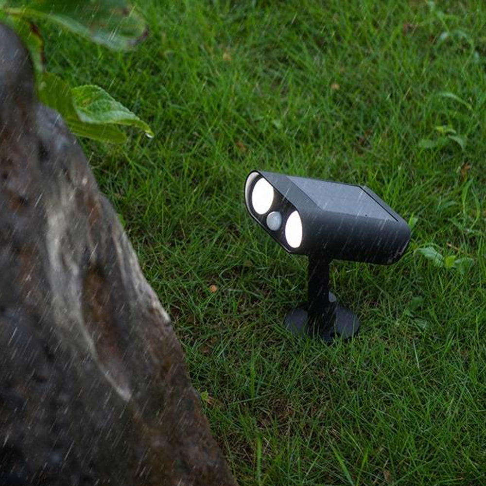 Ray Spot d'Extérieur Cylindre Moderne, Acrylique, Noir, Jardin - Neutralighting
