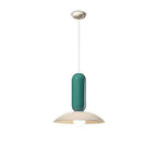 Ulmo Suspension Dôme Moderne. Metal. Vert/Blanc/Orange. Salon - Neutralighting